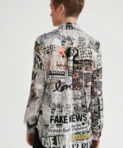 Desigual WOMENS Breaking News Shirt