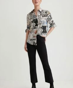 Desigual WOMENS Breaking News Shirt