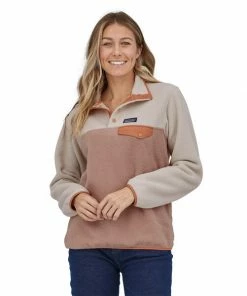 Vamosoutdoors W's Lightweight Synchilla® Snap-T® Fleece Pullover - Tampas Tan WOMENS