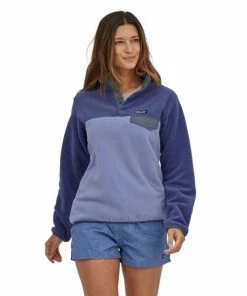Vamosoutdoors WOMENS W's Lightweight Synchilla® Snap-T® Fleece Pullover - Light Current Blue